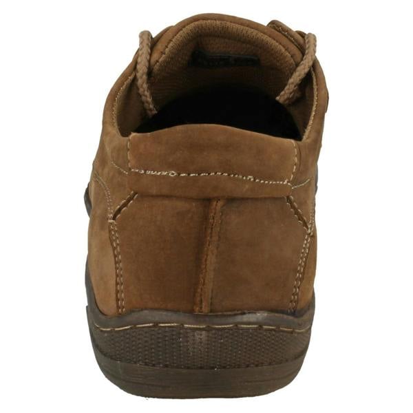 Maverick Mens Maverick Flat Lace Up Shoe With Metal Trim Detail