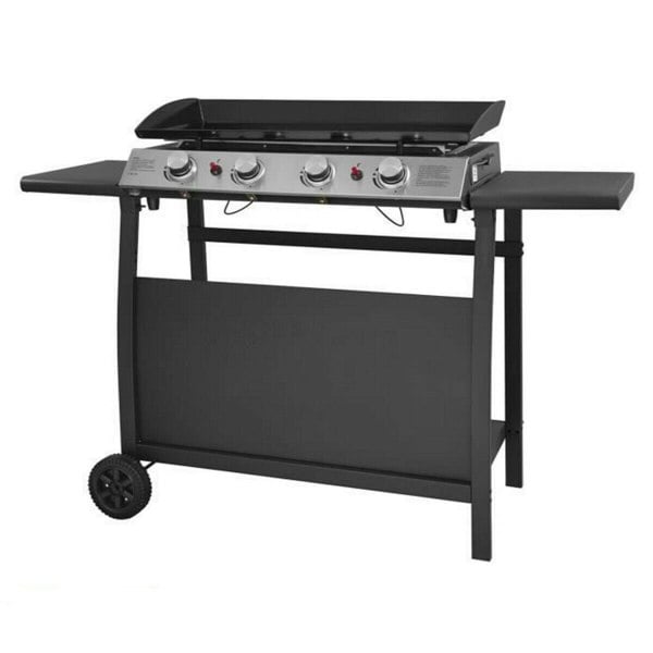 Callow 4 Burner Gas BBQ Plancha with Detachable Trolley