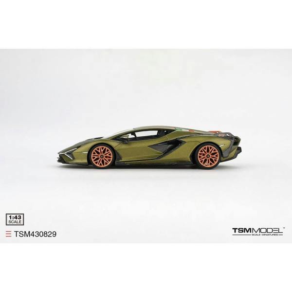 MCSlots Lamborghini Sian FKP 37 Verde Gea Matt 1:43 Scale TSM430829