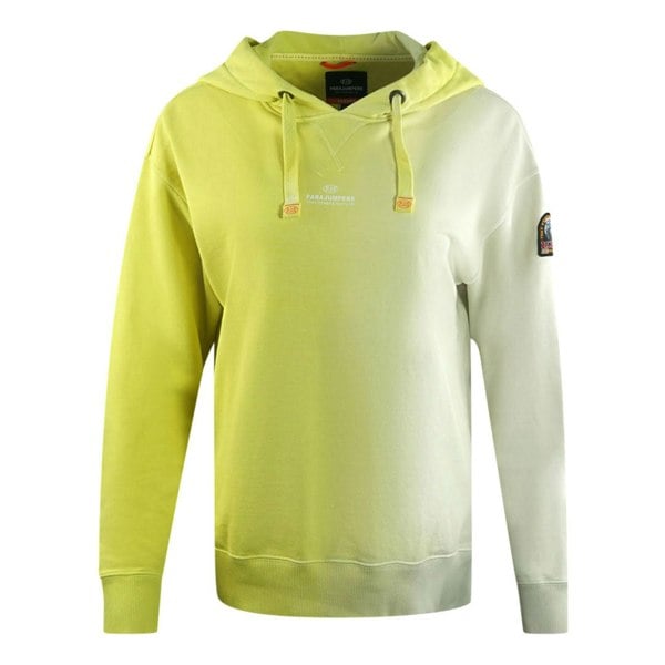 Parajumpers Cher Shaded Brand Logo Faded Hoodie - Yellow