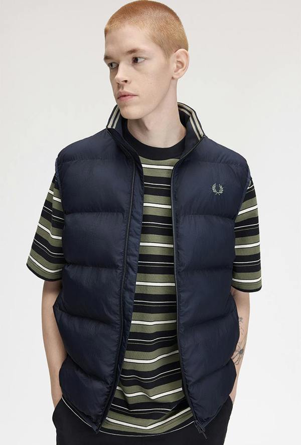 Fred Perry Insulated Gilet - Blue
