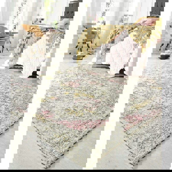 Vogue Vintage Pink Rug | Timeless Elegance for Your Home