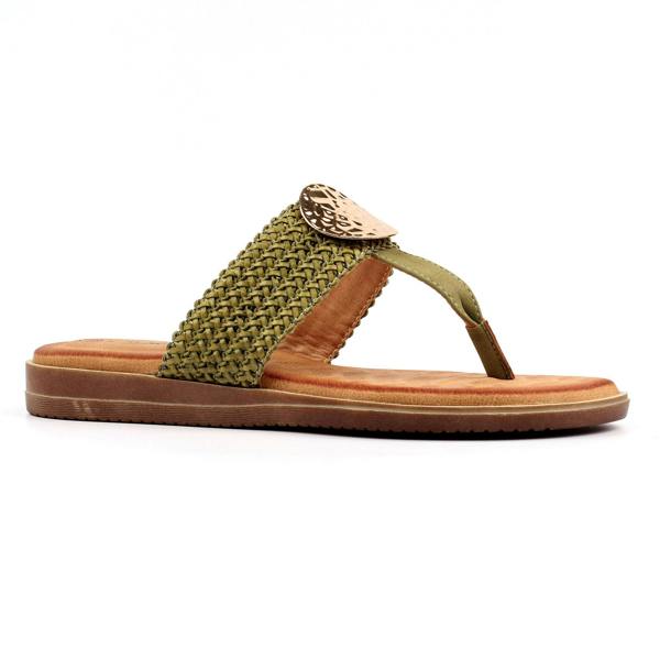 Lunar Womens/Ladies Fiona Sandals - Khaki - 
