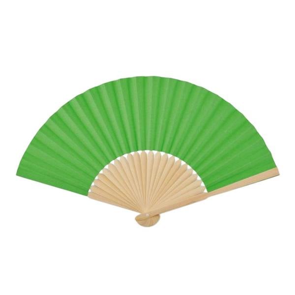 MidOcean Fanny Bamboo Handheld Fan - Lime - 