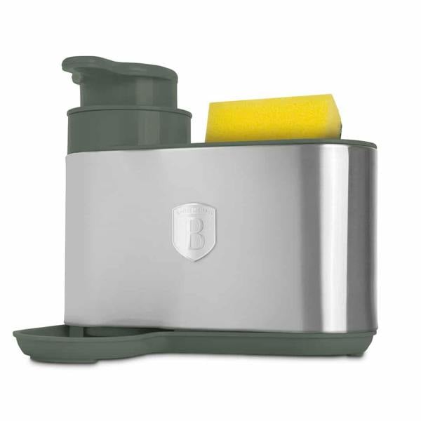 Soap Dispenser, 2-in-1 with Sponge Holder | Matt Green | Berlinger Haus BH8933