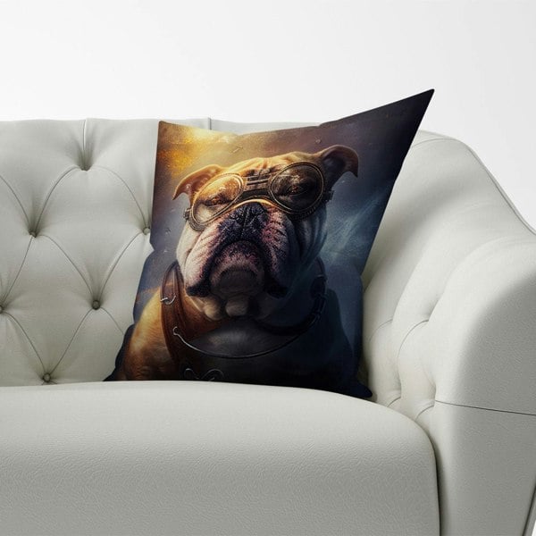 Warren Reed Bulldog Splashart Golden Cushions