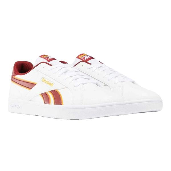 Reebok Unisex Adult Retro Synthetic Leather Court Trainers - White/Red