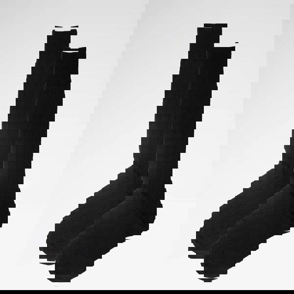 Jemsox Black Recycled Rib Mens Socks | Sustainable Everyday Style