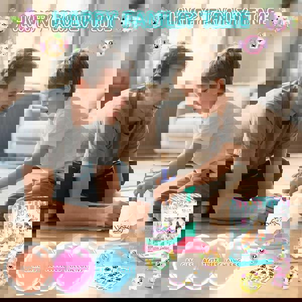 deAO Balloon Inflate Squishy Making Kit - Glow in the Dark DIY Squishies Party Favors for Kids