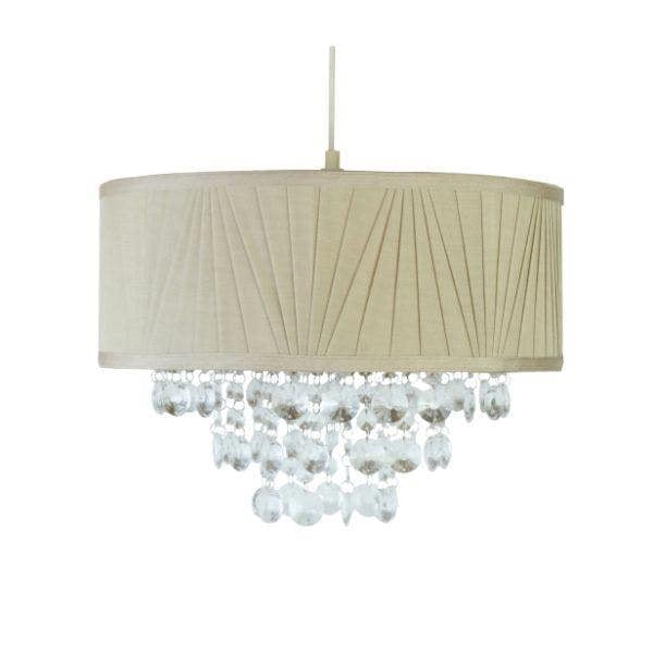 Pagazzi Lighting Talula Champagne & Crystal Shade