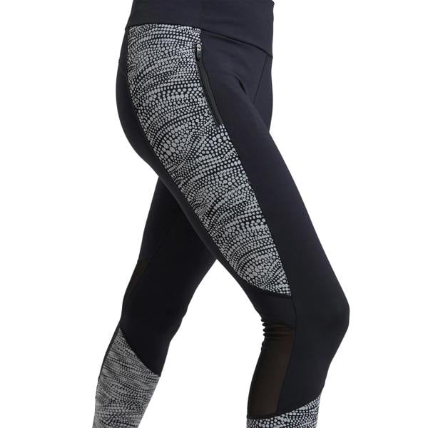 Mountain Warehouse Womens/Ladies Pro Reflective 7/8 Leggings - Black - 