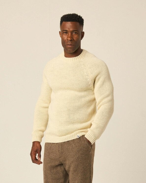 Peregrine Clothing Bristol Crew Jumper - Cream