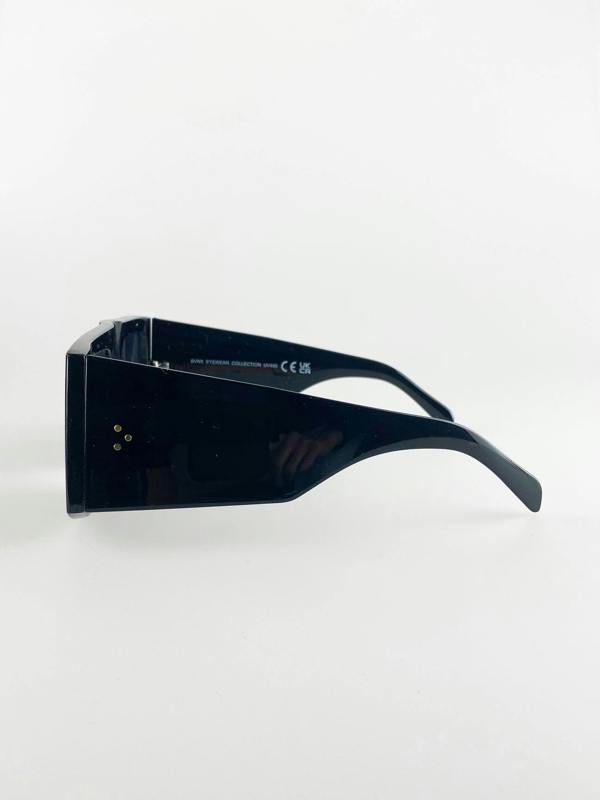 Oversized Wraparound Plastic Frame Sunglasses - svnx