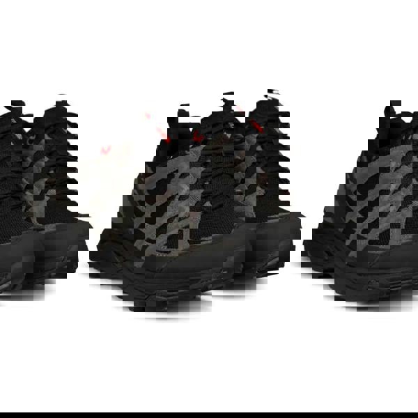 Trespass Mens Carraig Suede Walking Shoes - Black/Grey