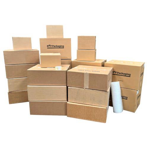 Reuseabox Medium Moving House Boxes Pack – 25 Mixed Cardboard Boxes