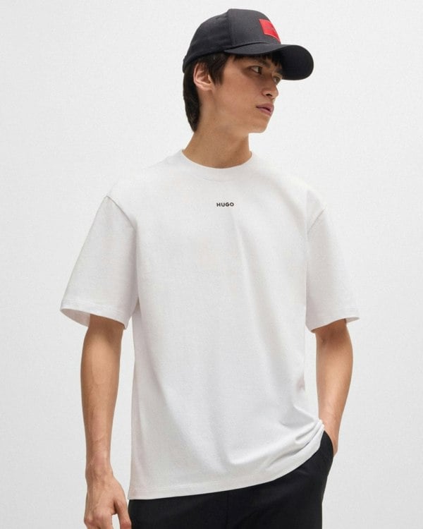 HUGO Dapolino Mens T-Shirt NOS - White 100
