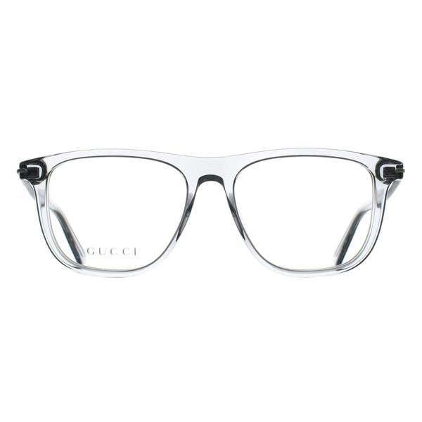 Gucci Glasses Frames GG2130O 004 Transparent Grey Men