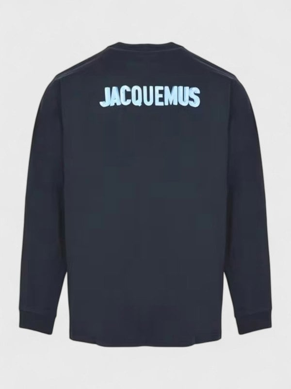 Jacquemus Le T-Shirt Gelo Print Ice Jacquemus Navy - Supplied FashionJACQUEMUS