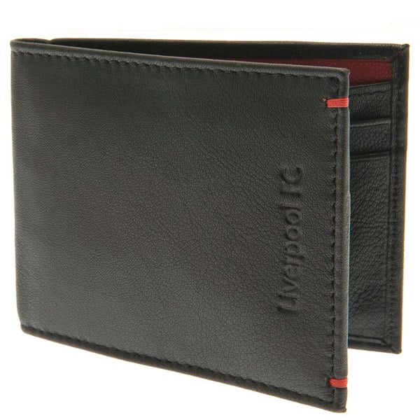 Liverpool FC Embossed Leather Wallet - Black