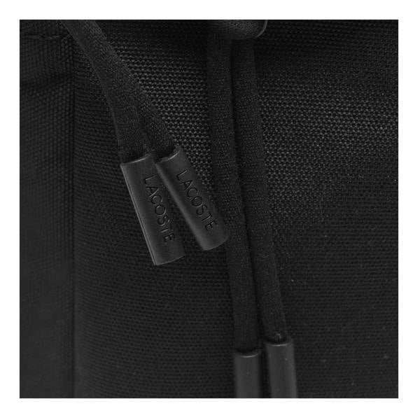 Lacoste Vertical Canvas Camera Bag - Black - 