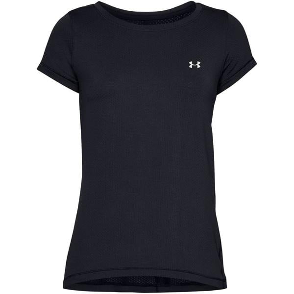 Under Armour Womens/Ladies Performance HeatGear Short-Sleeved Training T-Shirt - Black - 