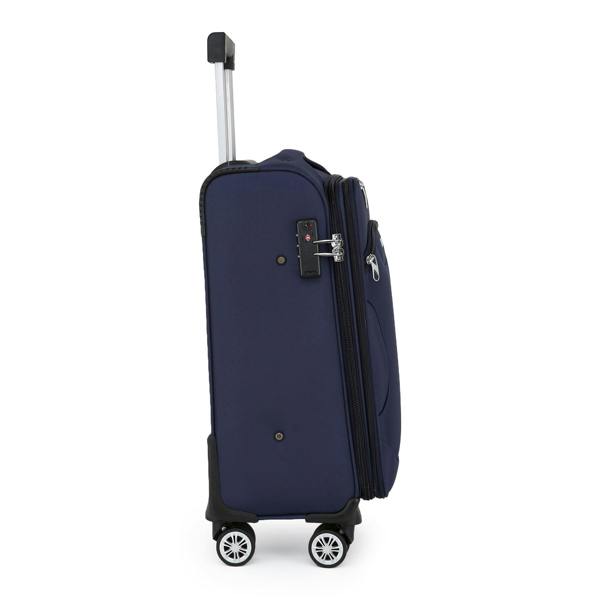 Infinity Luggage 8 Wheel Lightweight Suitcase Luggage TSA Travel Bags Set