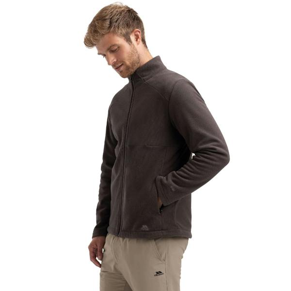 Trespass Mens Fyne Fleece Jacket - Charcoal - 