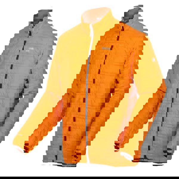 Regatta Mens Hillpack Quilted Insulated Jacket - Orange Peel/Burnt Copper - 