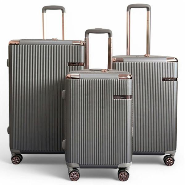 Snowball Expandable Hard Shell 8 Wheels Luggage Travel Cabin Suitcase Set