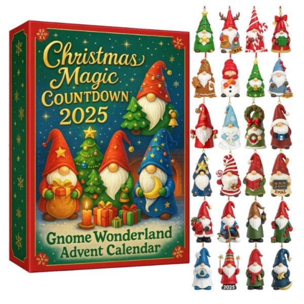 Leaper Christmas Advent Blind Box Acrylic Dwarf Pendant
