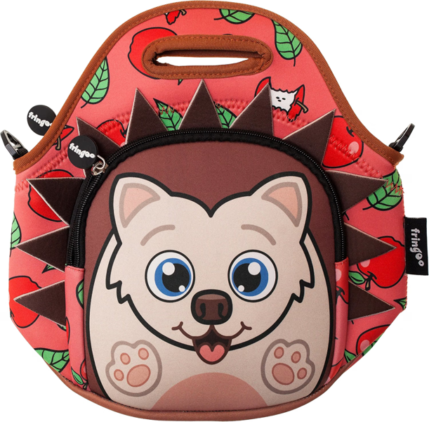 Fringoo Kids Thermal Insulated Cooler Lunch Bag with Zipped Pocket & Shoulder Strap for School or Nursery