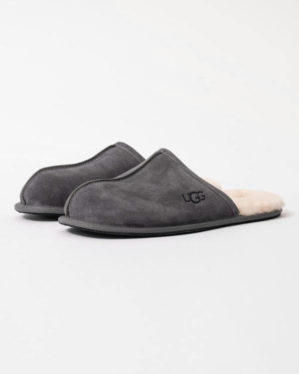 UGG Scuff Mens Slipper - Dark Grey - CHO - Designer Mens Slippers
