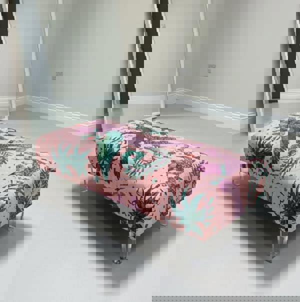 ISTOOLS Premium Lynx Dragon Velvet Footstool Ottoman – Handmade in the UK