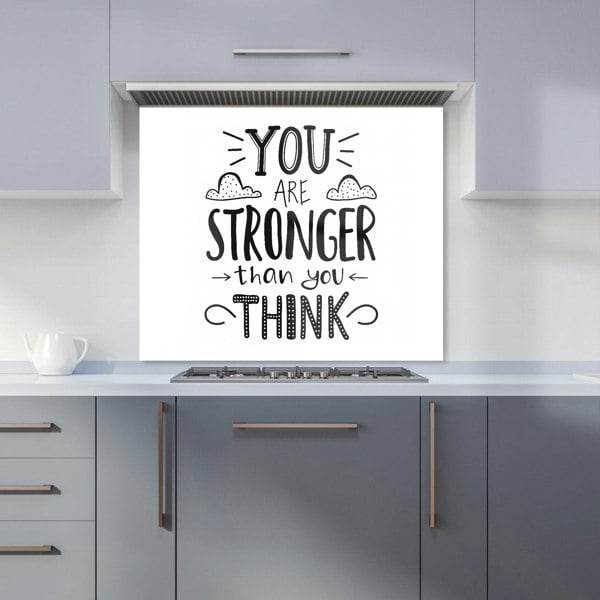 Warren Reed - Designer You Are Stronger Than You Think Kitchen Splashback