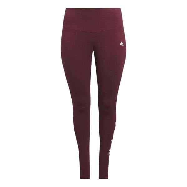 Adidas Womens/Ladies Fitted Leggings - Red - 