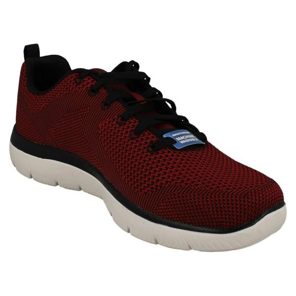Skechers Mens Skechers Lace Up Casual Trainers Brisbane 232057