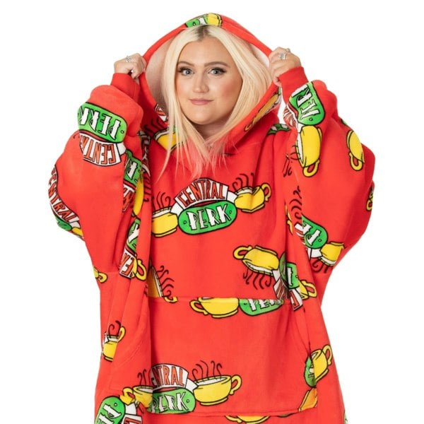 Friends Unisex Adult Oversized Hoodie Blanket - Red