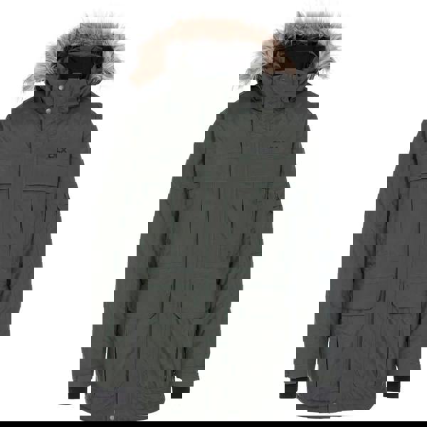 Trespass Mens Highland Waterproof Parka Jacket - Olive - 