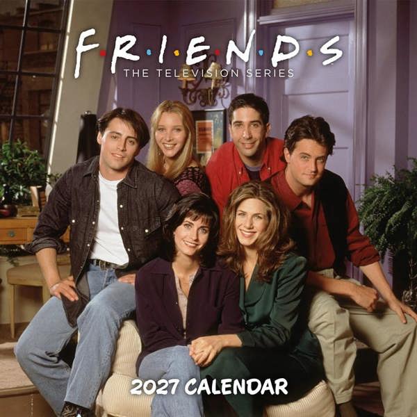 Friends Calendar 2027, Wall Calendars, Month To View, Entertainment, Gift