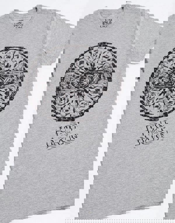 Game of Thrones Mens Grey Symbols Short Sleeved T-Shirt