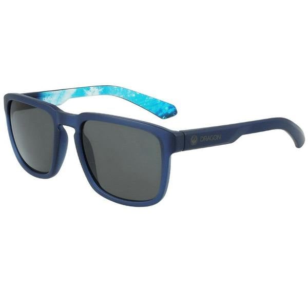 Dragon MARI - Matte Navy/Permafrost with Lumalens Smoke Lens