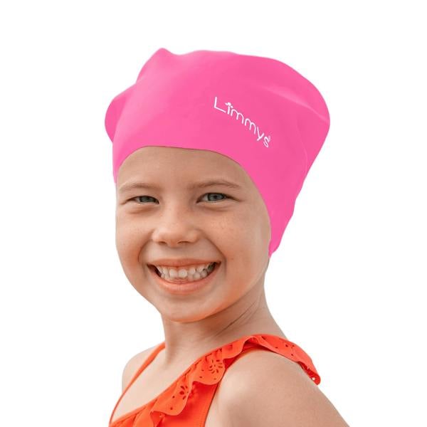 Limmys Premium Kids Long Hair Swim Caps