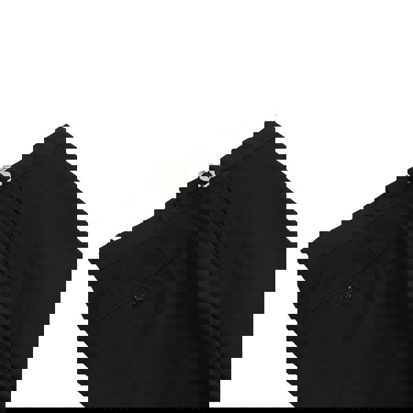 David WeJ Plain Smart Trousers with Side Adjusters - Black