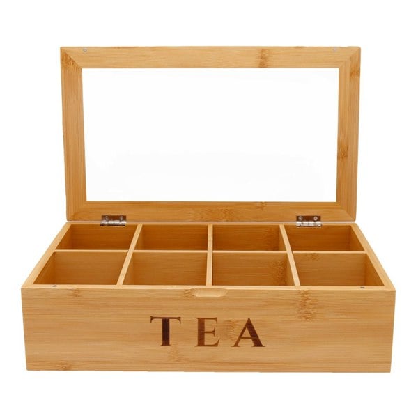 Maison des Cadeaux Bamboo Tea Bag Holder