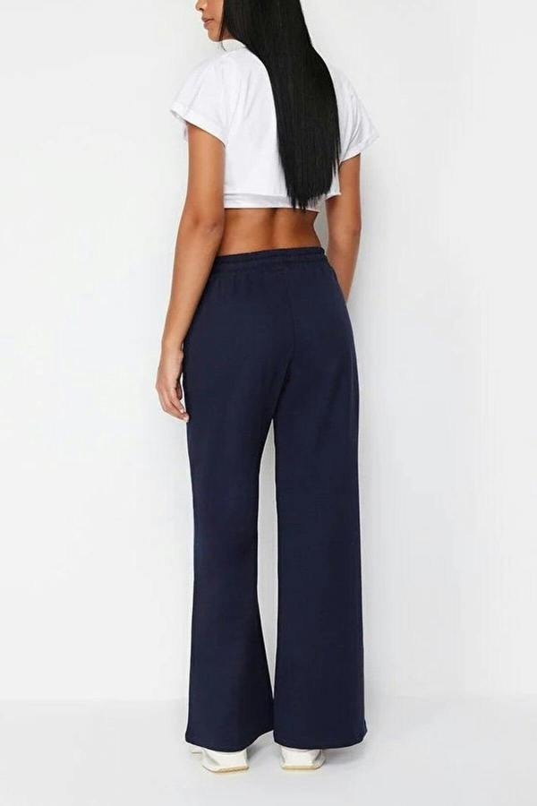 WOVCOR Cotton Wide Leg Thin Knit Jogger