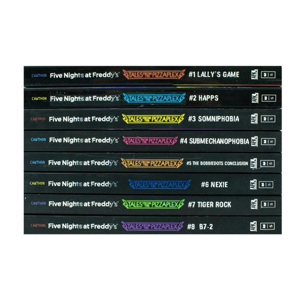 Five Nights at Freddy’s: Tales from the Pizzaplex Series 8 Book Set by Scott Cawthon – Lally’s Game, Somniphobia & Horror Adventure Collection