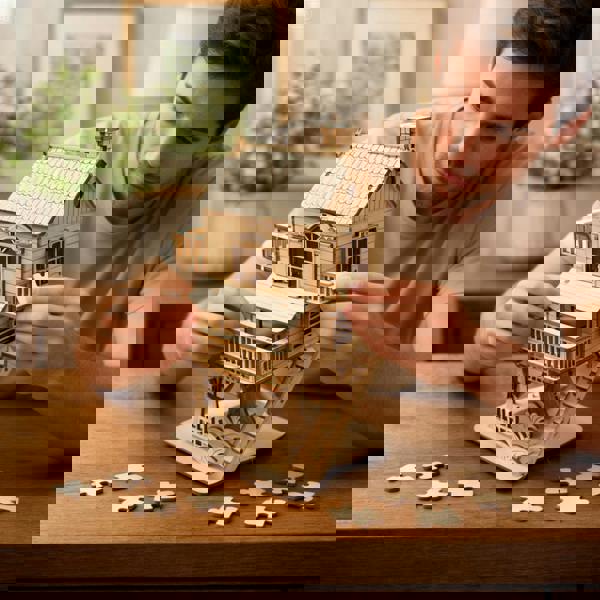 smartbies 3D Wooden Treehouse  – DIY Model Kit for Adults & Teens