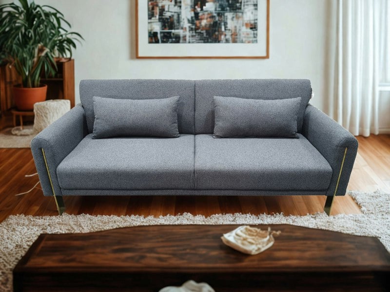 DS Living Como 2 Seater Sofa Bed in Grey or Silver
