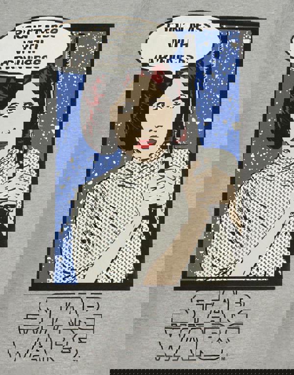 Star Wars Womens Grey Princess Leia T-Shirt and Lounge Pants