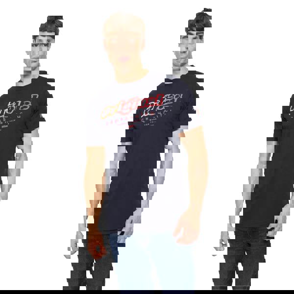 Crosshatch Mens Hybridge T-Shirt - Navy - 